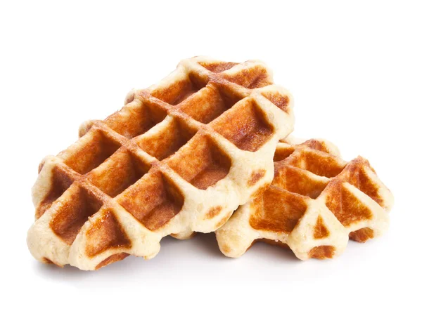Sweet Belgium waffles — Stock Photo, Image