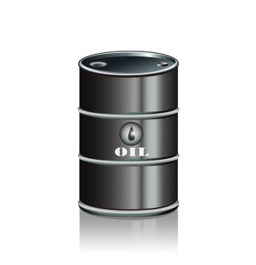 Vector oil drum clipart