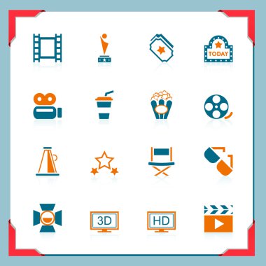 Movie icons | In a frame series clipart