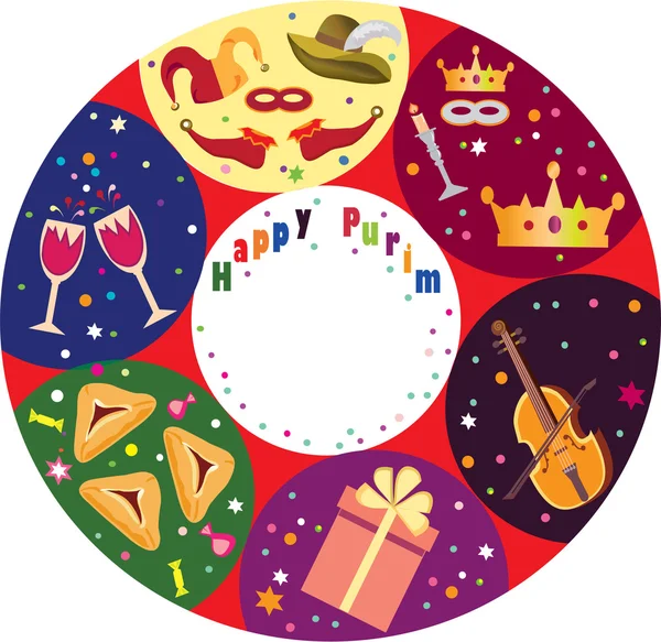 Purim holiday background — Stock Photo, Image