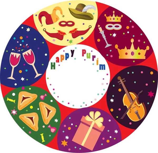 Purim holiday background Royalty Free Stock Images