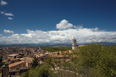 The Cathedral. Girona clipart