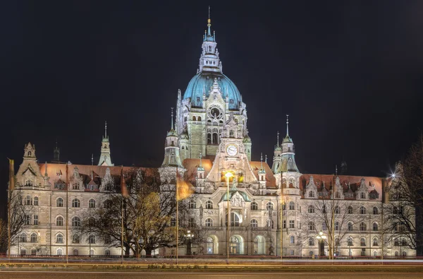 Az új városháza city Hannover — Stock Fotó