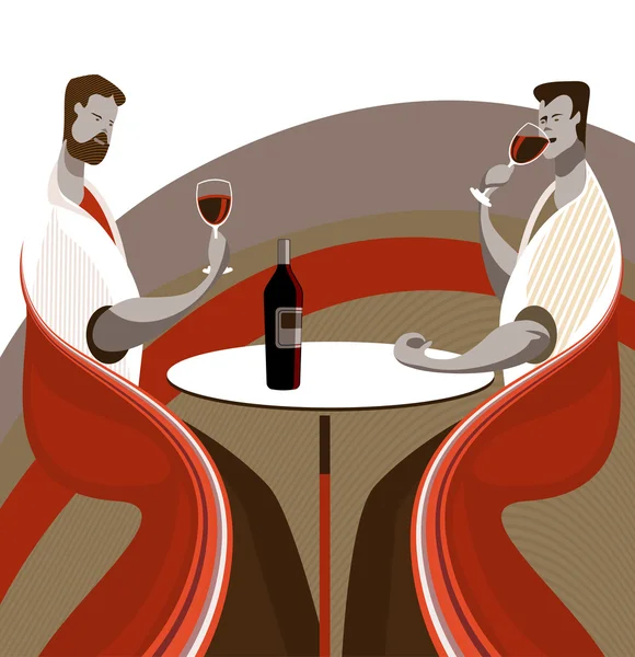 味のワイン — ストックベクタ