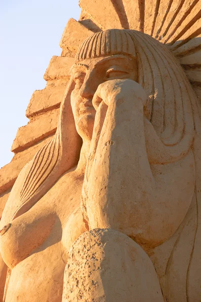 Estatua de arena mujer —  Fotos de Stock