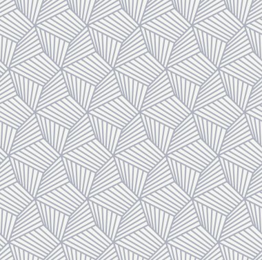 Vector sketchy axonometric seamless pattern clipart