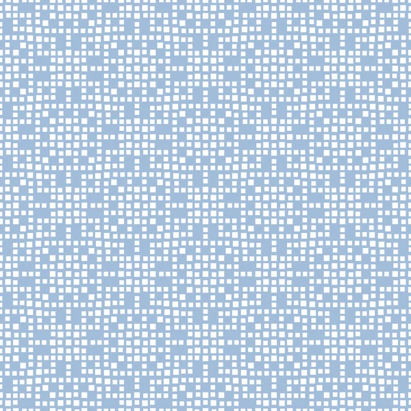 Patrón sin costuras de puntos blancos vectoriales en fondo azul — Vector de stock
