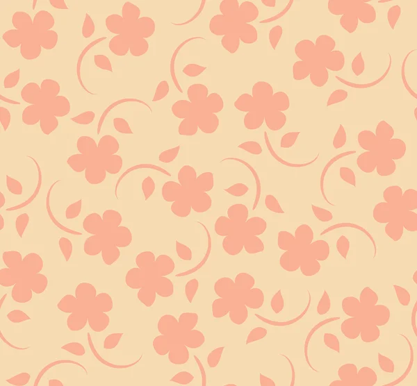 Vector flowers seamless pattern Royalty Free Stock Illustrations