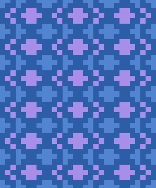 Vector pixel python patrón sin costuras — Vector de stock