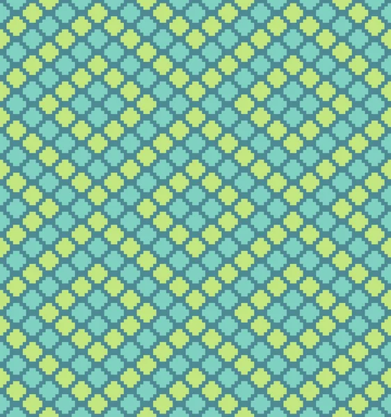 Polígonos de píxeles vectoriales patrón sin costuras — Vector de stock