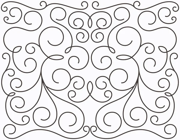 벡터 swirly 대칭 디자인 로열티 프리 스톡 일러스트레이션