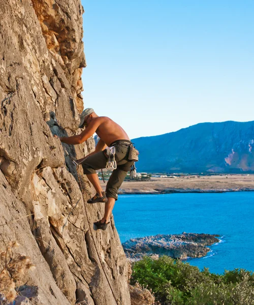 Βράχο ορειβάτης — Φωτογραφία Αρχείου