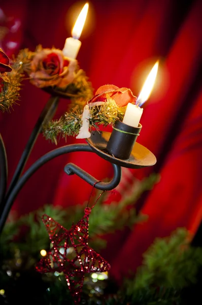 Medias de Navidad sobre chimenea — Foto de stock © londondeposit #33819909