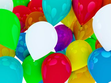 parlak arka plan duvar kağıdı IMAG oluşturan birçok renkli balon