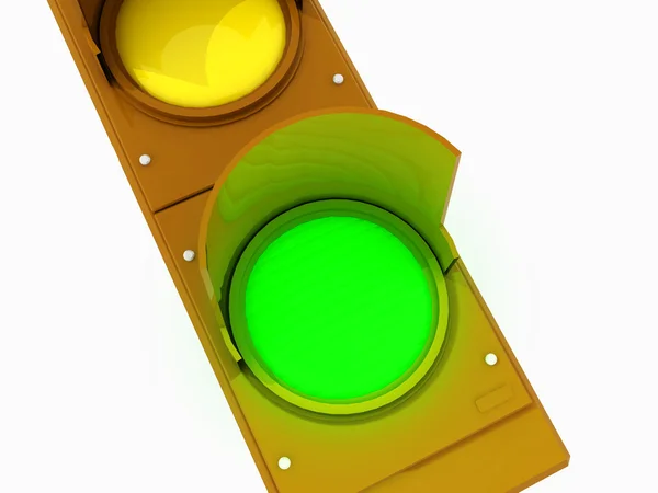 Zielone światło — Zdjęcie stockowe