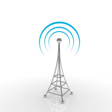 Mobil antena. iletişim kavramı