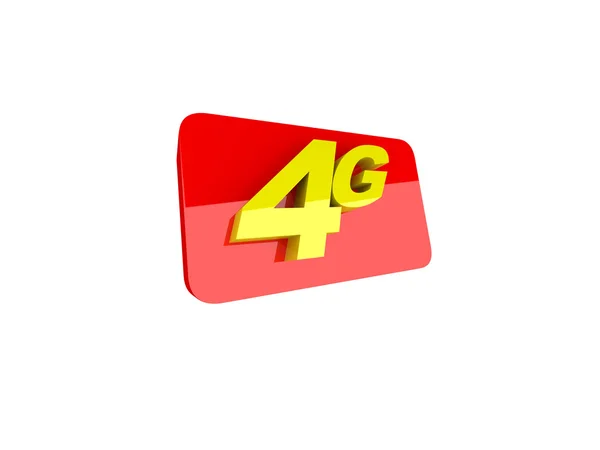 The letters 4G representing the new standard in wireless communi — Stock Photo, Image