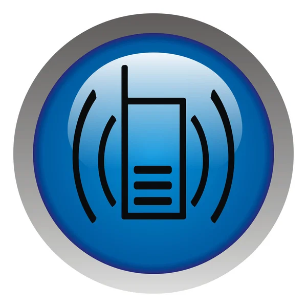 Mobile phone icon — Stock Photo, Image