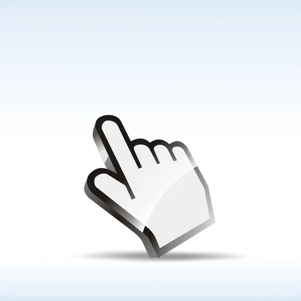 Ręka streszczenie ikona ilustracja — Zdjęcie stockowe