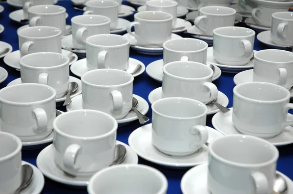 Patroon van witte cup — Stockfoto