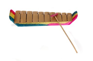 Indonesian traditional music instrument toy clipart