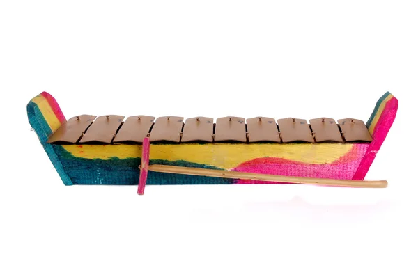 Indonesische traditionele muziek instrument speelgoed — Stockfoto