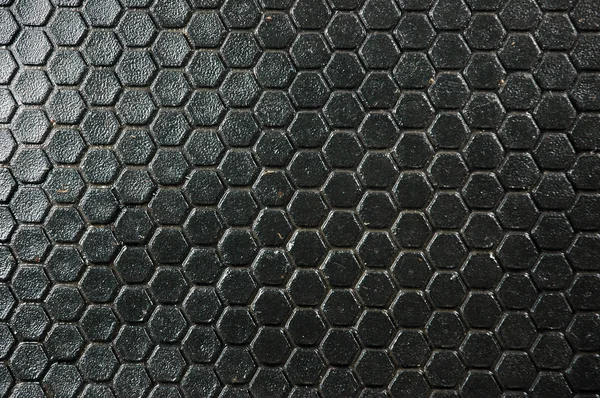 Black honeycomb pattern