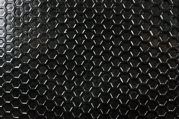 黒のハニカム パターン — ストック写真