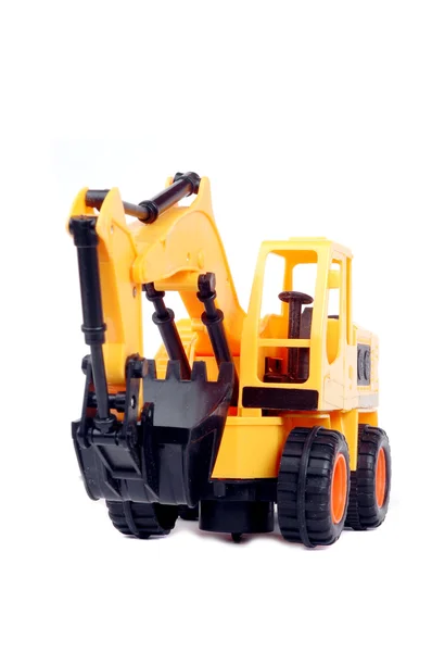 stock image Plastic toy excavator