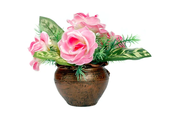 Plastic flower pot — Stock Photo, Image