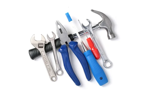 Tools isolated over white. — Stock Photo, Image