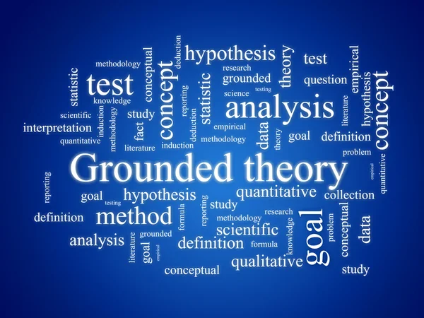 Grounded theory. — Stock Photo, Image