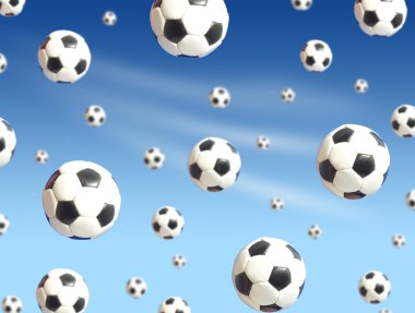 Football collage. clipart