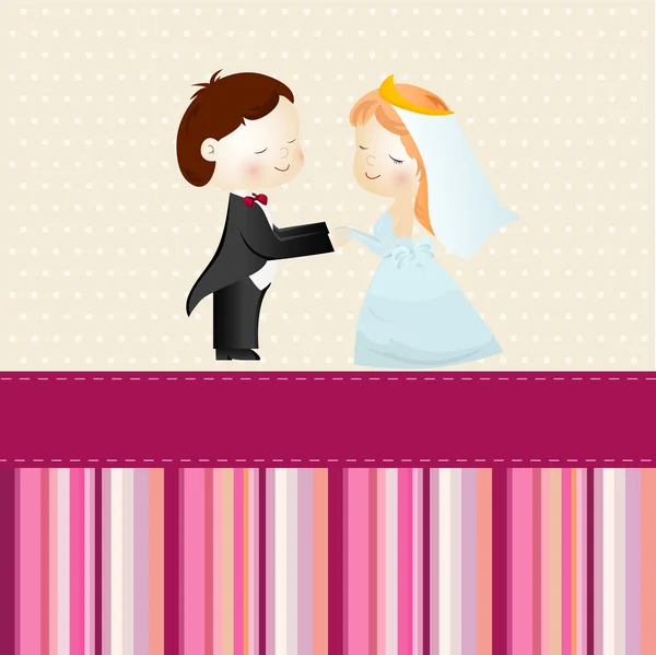웨딩 카드esküvői meghívók — 스톡 벡터