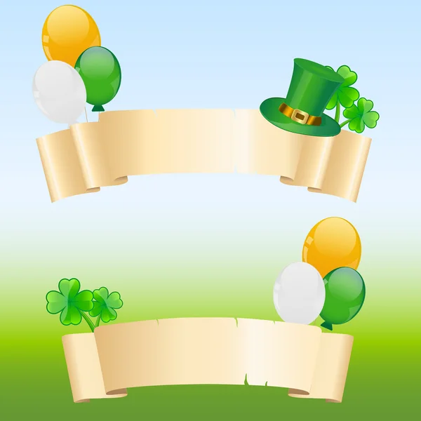 St. Patricks banner — Stockvector
