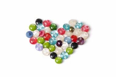 Button heart clipart