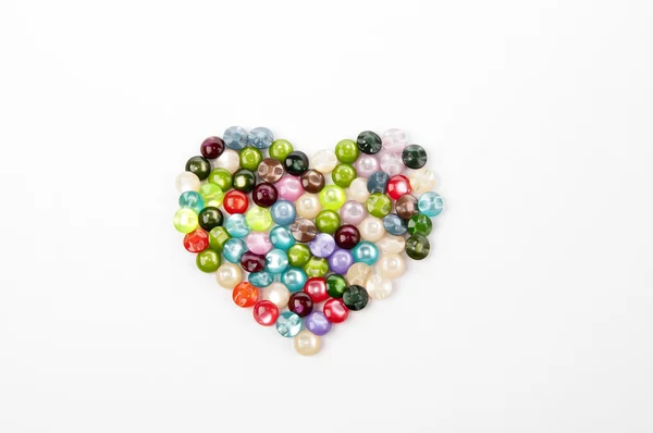 Bead heart — Stock Photo, Image