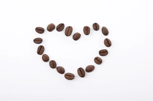 stock image Coffee bean heart