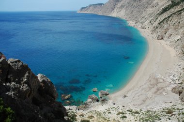 platia ammos plajında kefalonia