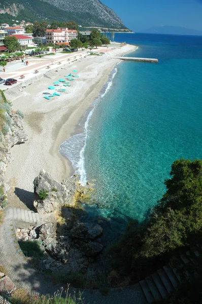 Poros beach on Kefalonia — Stock Photo, Image