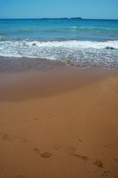 Praia de Xi em Kefalonia — Fotografia de Stock