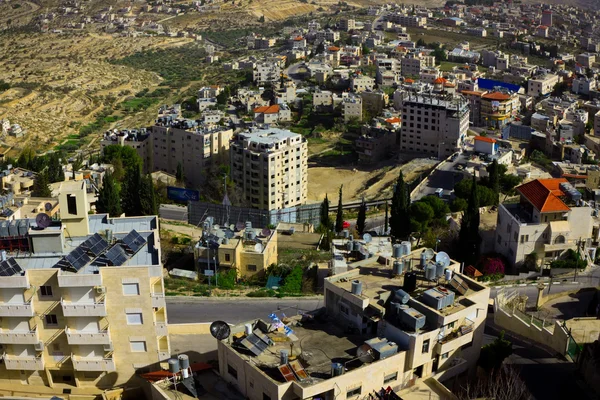 Widok dzielnicy mieszkalnej Betlejem — Zdjęcie stockowe