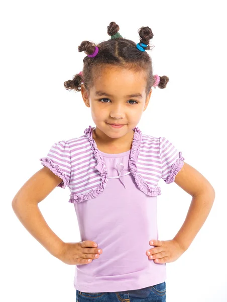 Küçük siyah kız — Stok fotoğraf