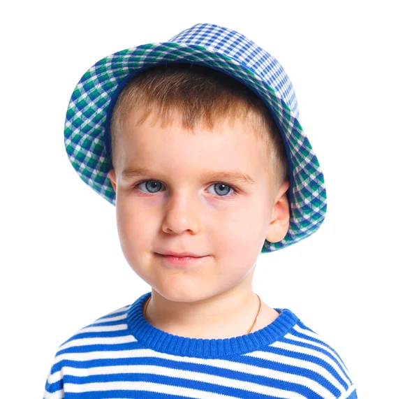 Маленький модный мальчик — стоковое фото