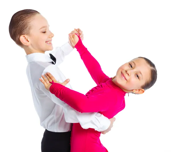 Jonge ballroom dansers — Stockfoto