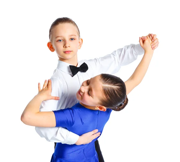 Jóvenes bailarines de salón — Foto de Stock
