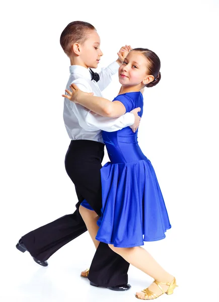 Jóvenes bailarines de salón — Foto de Stock