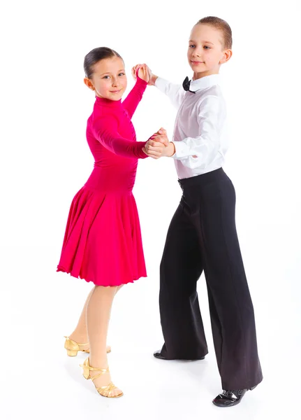 Jóvenes bailarines de salón —  Fotos de Stock