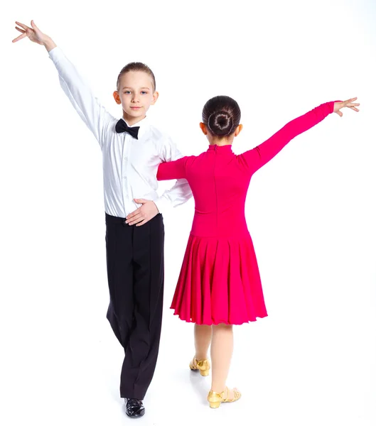 Mladí sál tanečníci — Stock fotografie