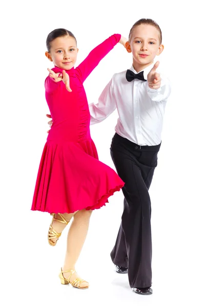 Mladí sál tanečníci — Stock fotografie